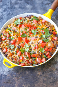 Mexican Beef and Rice Skillet Recipe