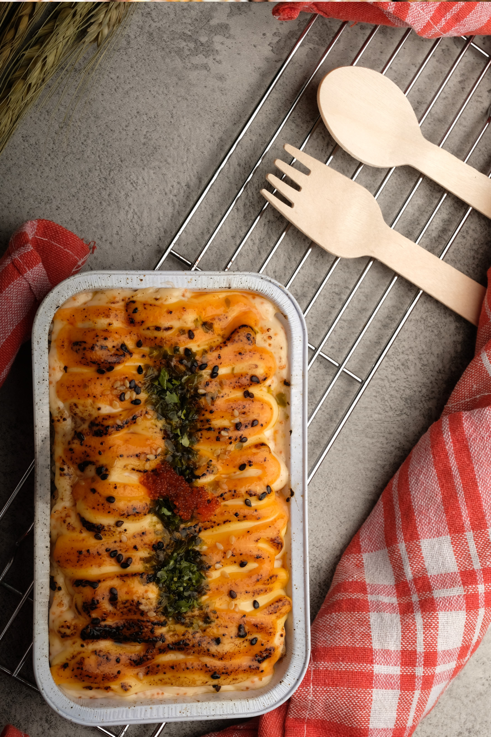 Salmon Sushi Bake Recipe