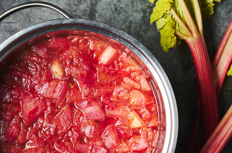 Homemade Rhubarb Sauce Recipe