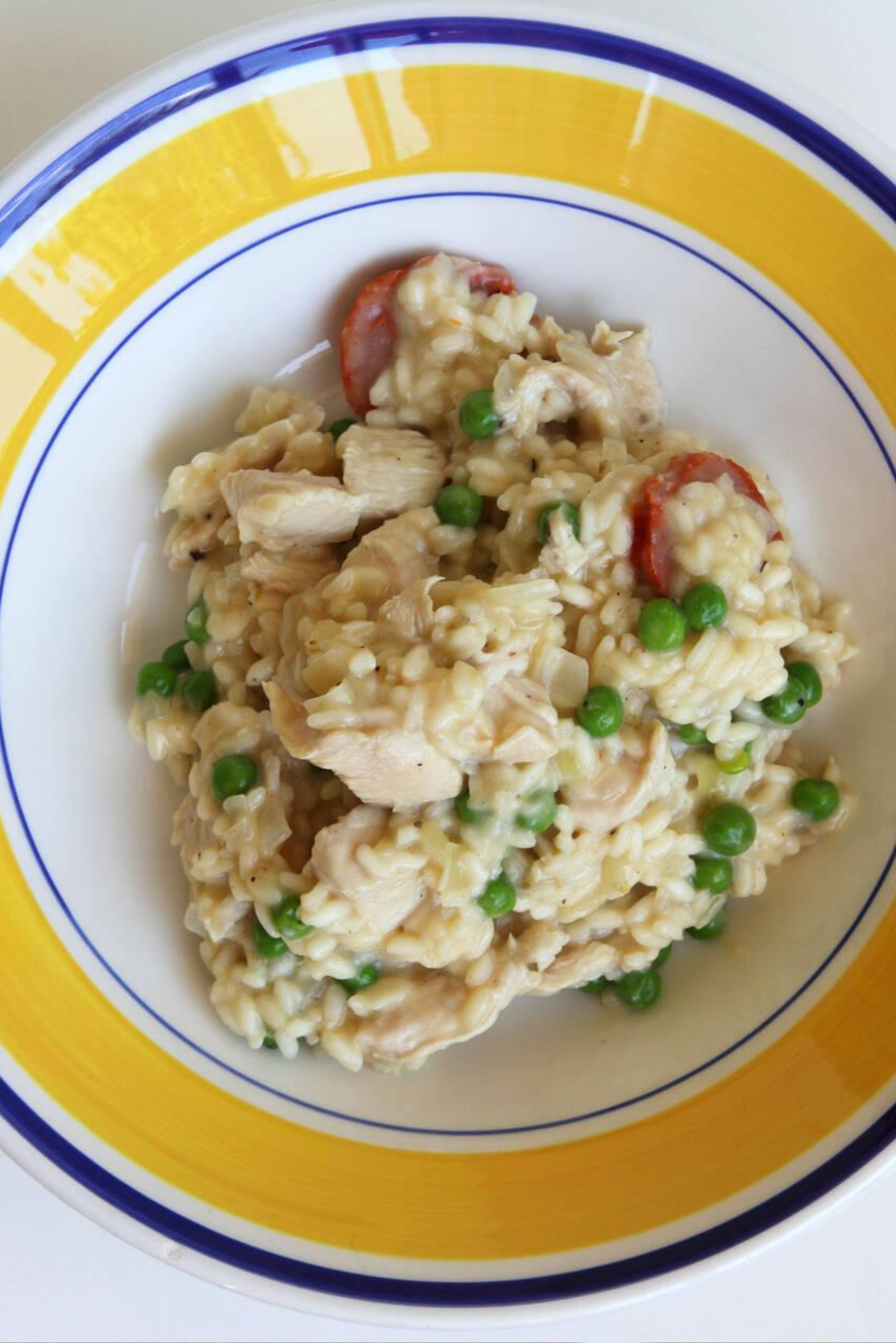 chicken and chorizo risotto