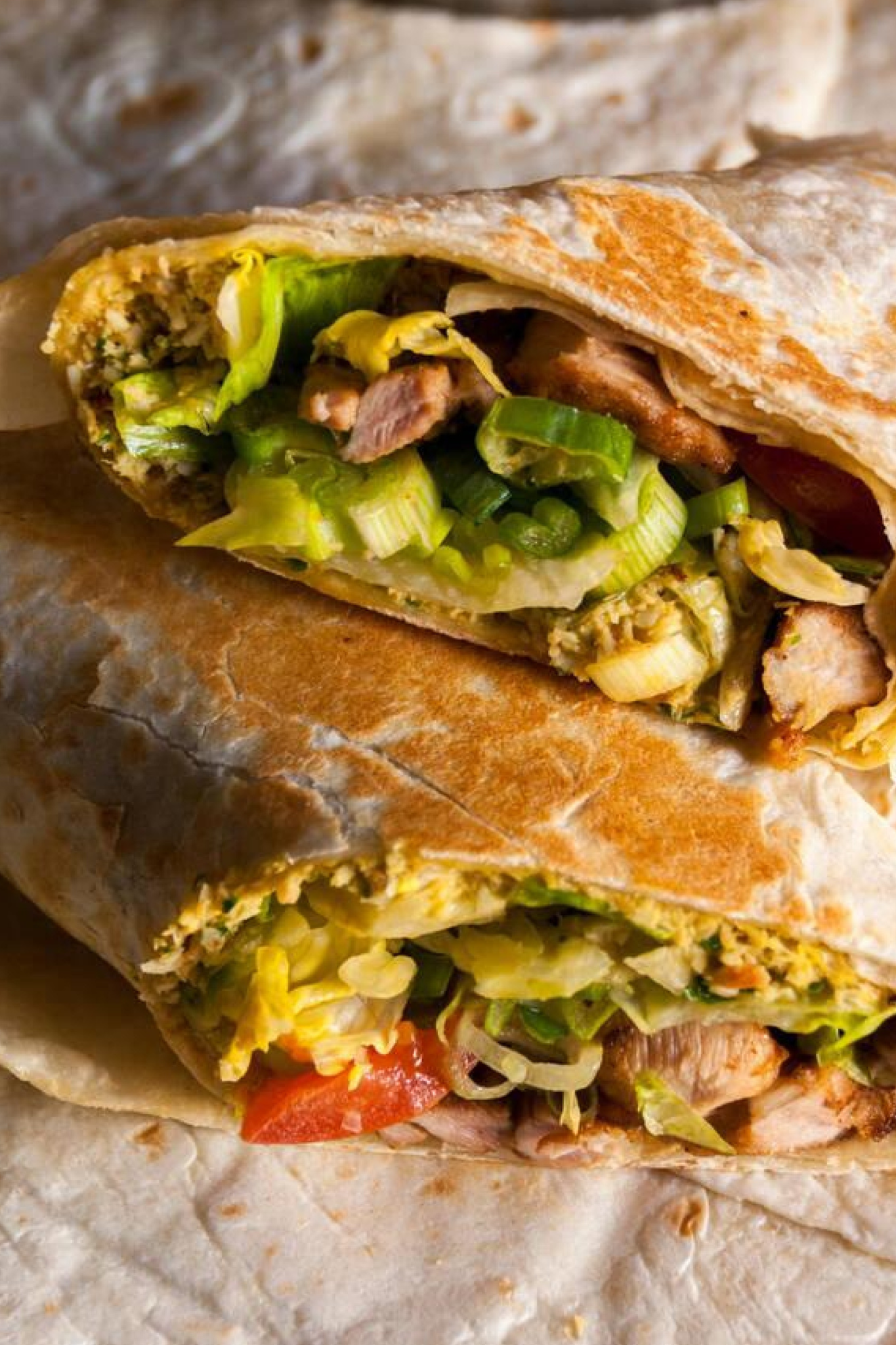 grilled chicken wrap