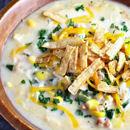 Poblano Chicken Chowder