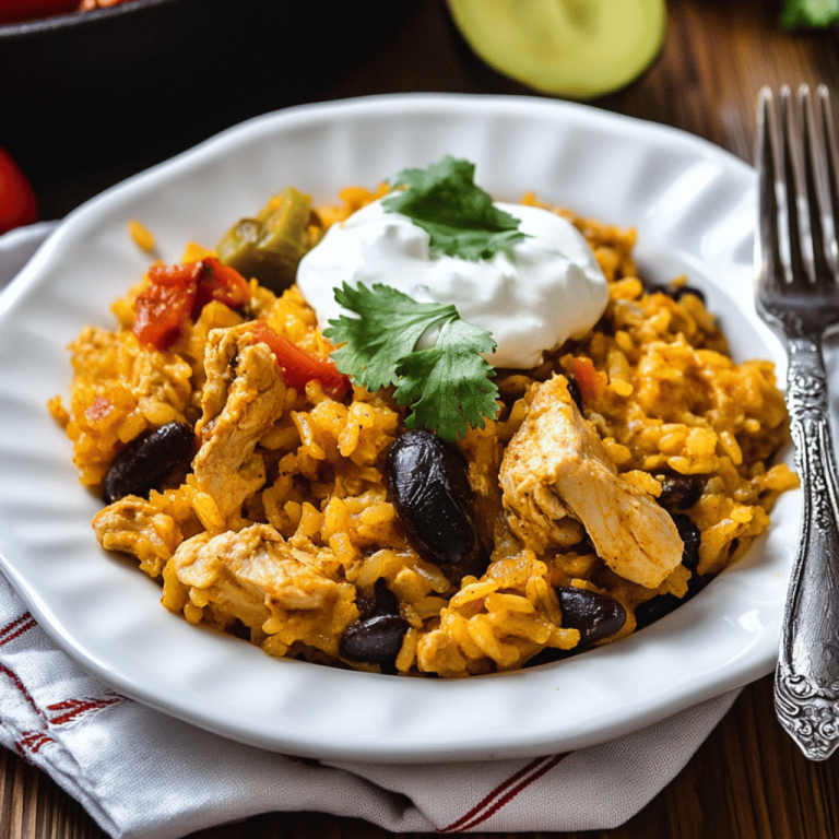 mexican chicken and rice casserole