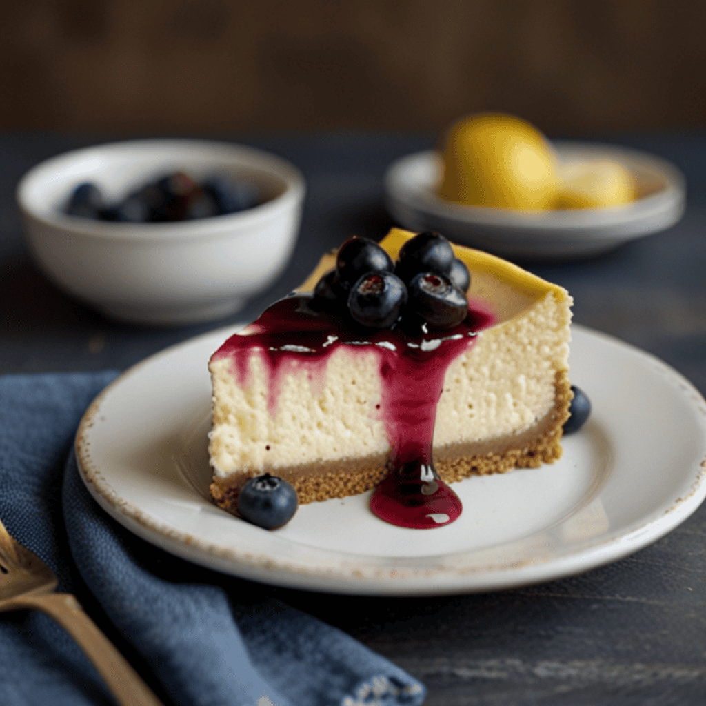 Lemon Blueberry Cheesecake