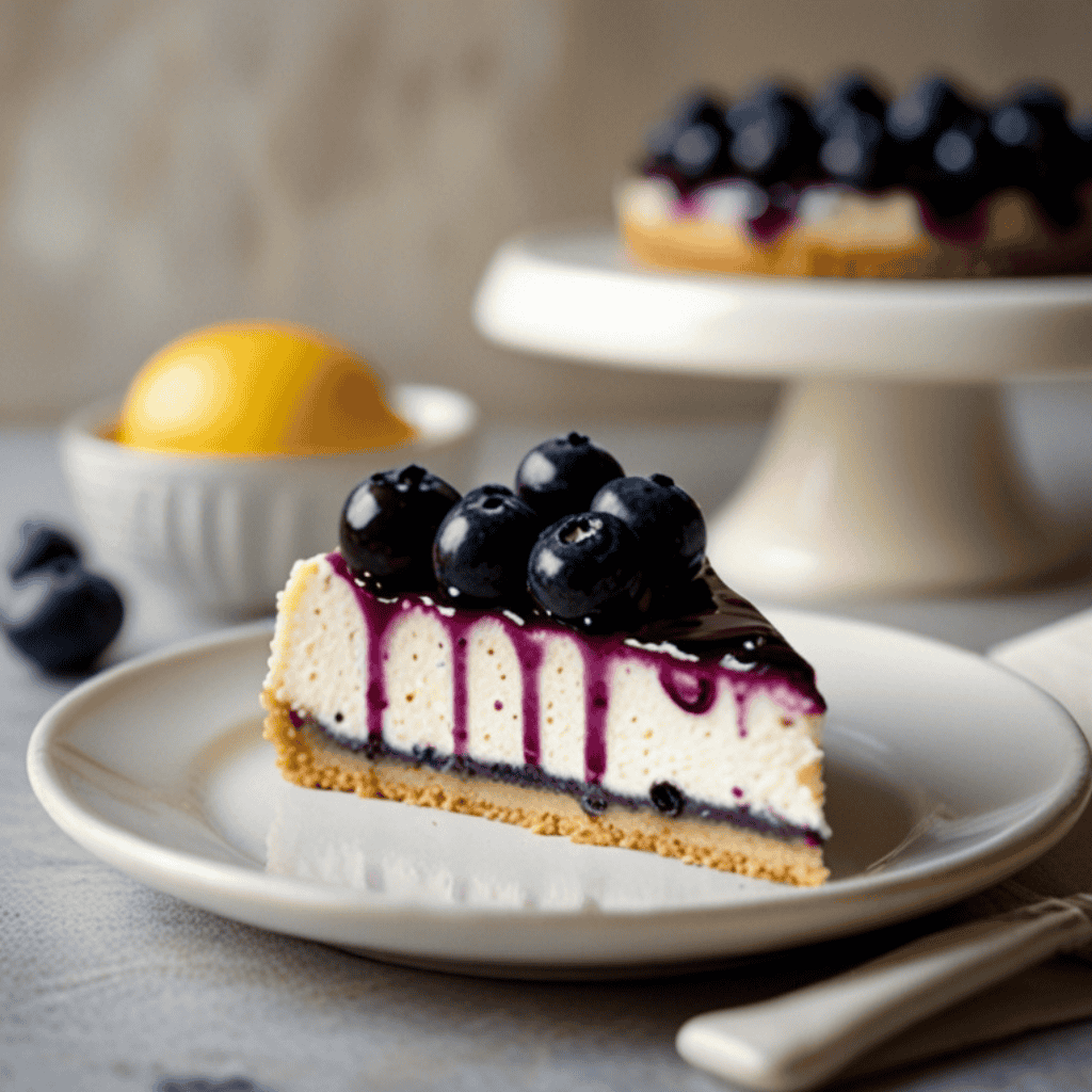 Lemon Blueberry Cheesecake