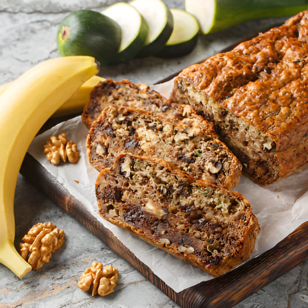 Luscious Banana Chocolate Plumcake