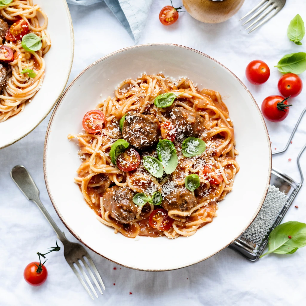 Spaghetti with Roasted Eggplant Purée Recipe