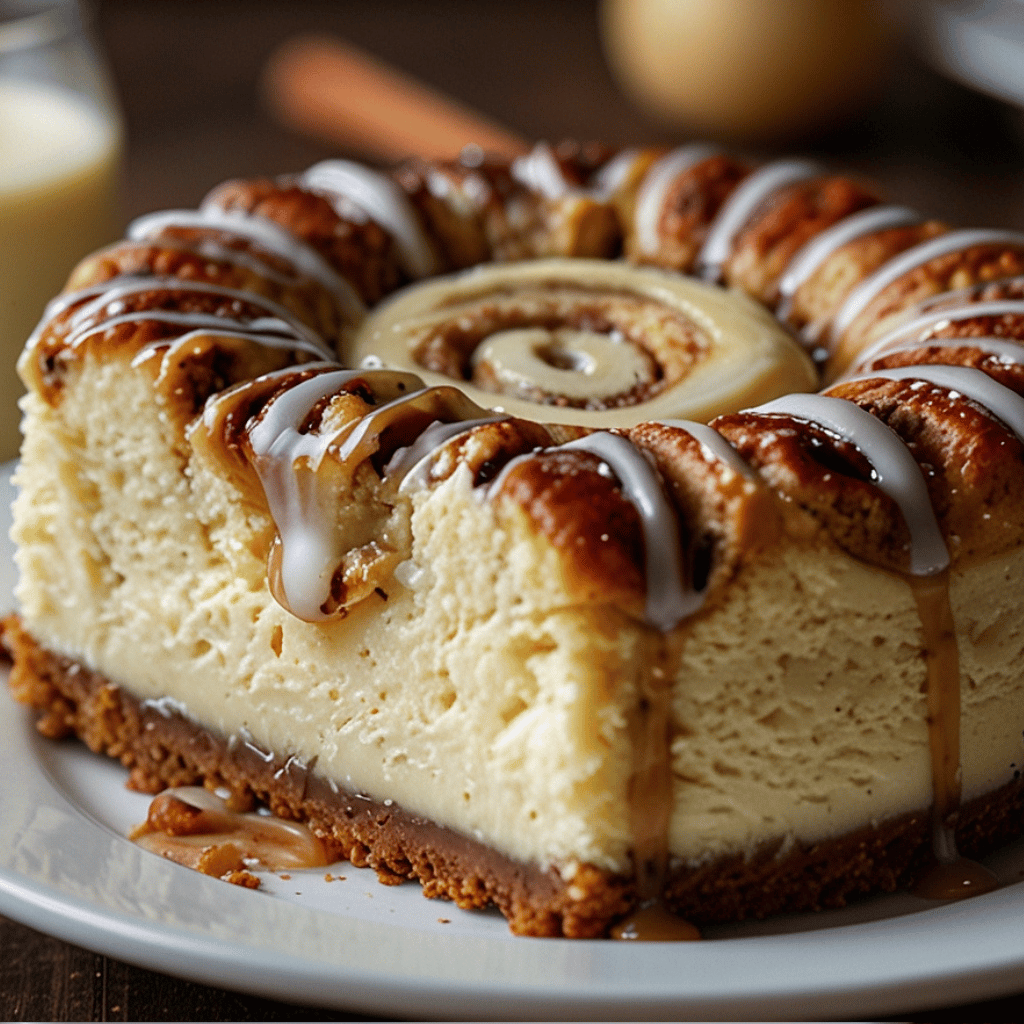 cinnamon roll cheesecake