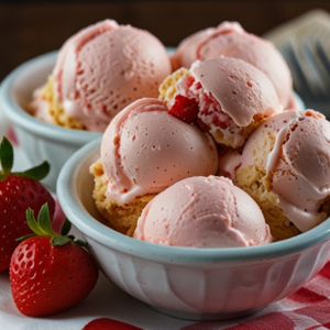 strawberry shortcake ice cream