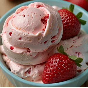 strawberry shortcake ice cream