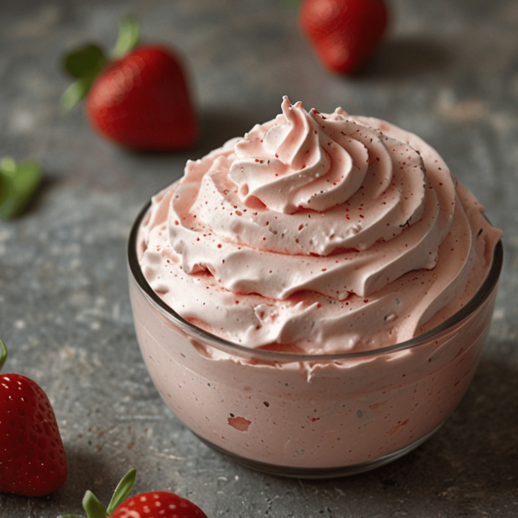 strawberry whipped cream