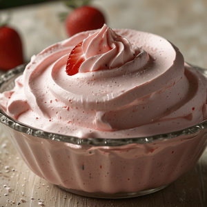 strawberry whipped cream