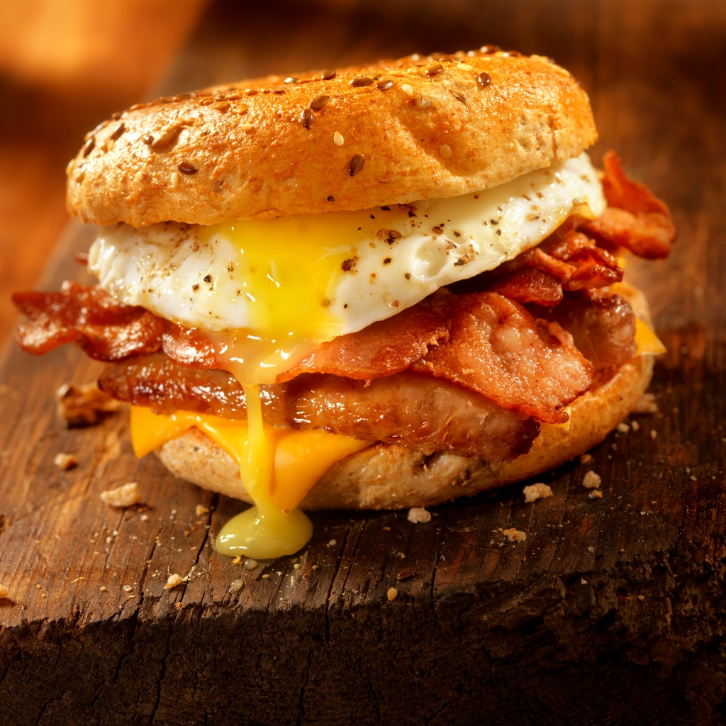 steak egg and cheese bagel