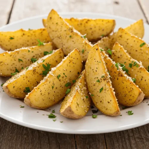 Garlic Parmesan Potato Wedges