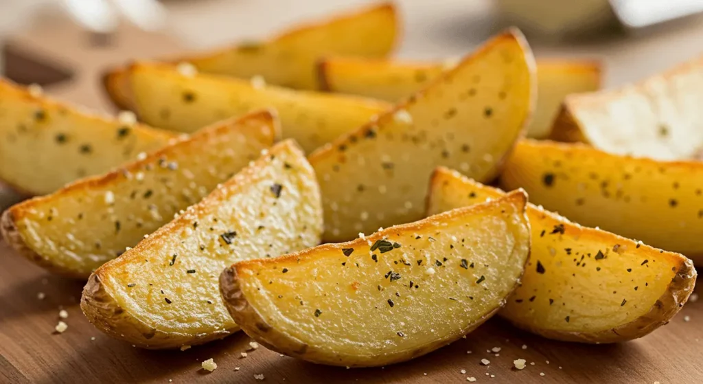 Garlic Parmesan Potato Wedges