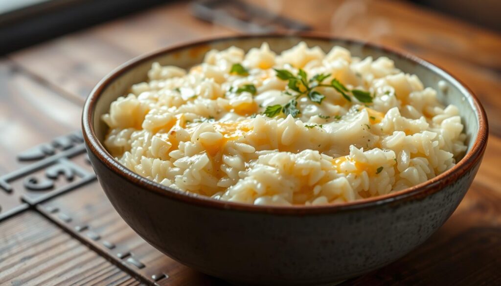 creamy cheesy rice recipe