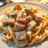 salmon alfredo