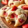 strawberry cheesecake cookies