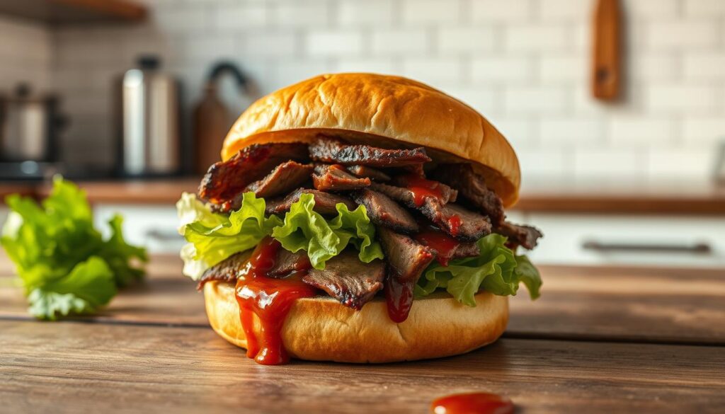 beef brisket sandwich