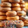 donut birthday cake