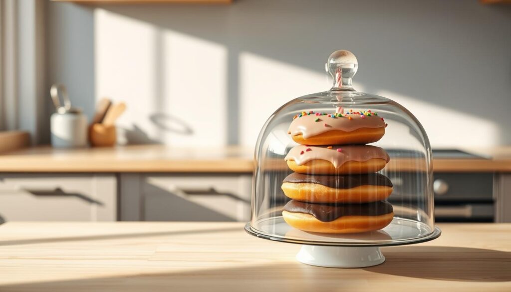 donut birthday cake storage