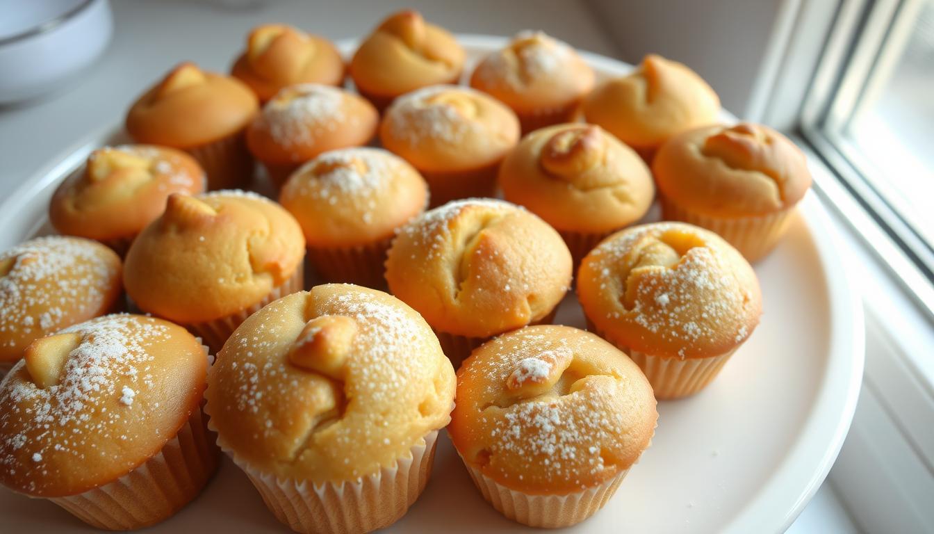 mini banana muffins