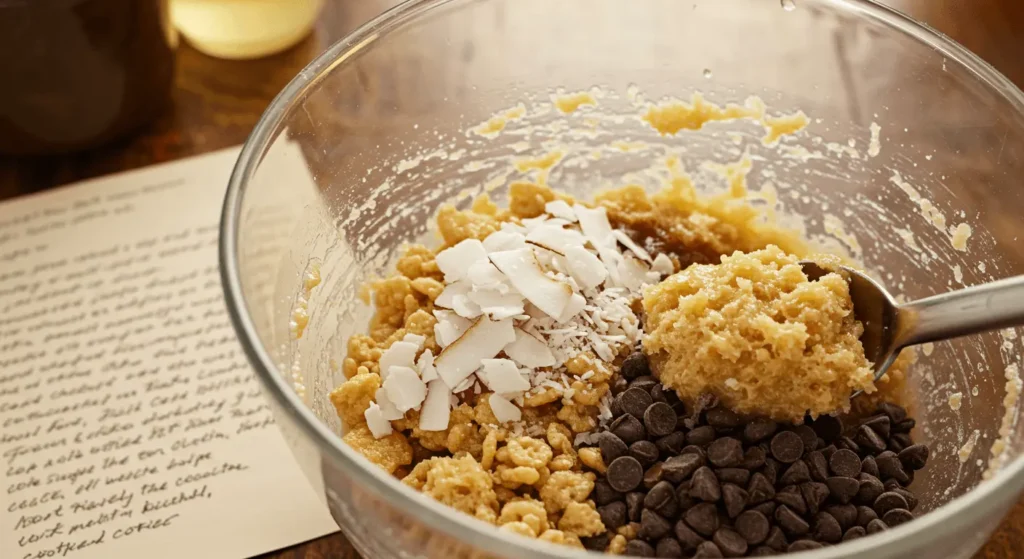 Brown Butter Coconut Krispie Chocolate Chip Cookies
