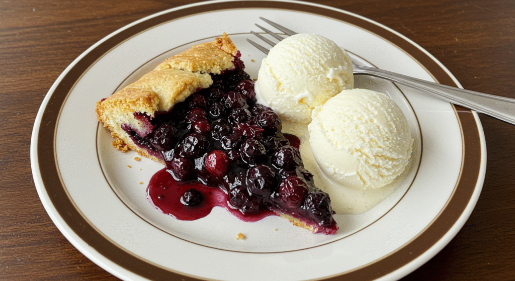 Blueberry Ginger Galette
