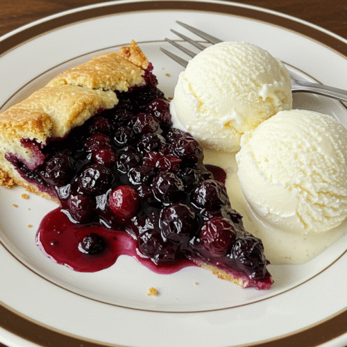 Blueberry Ginger Galette