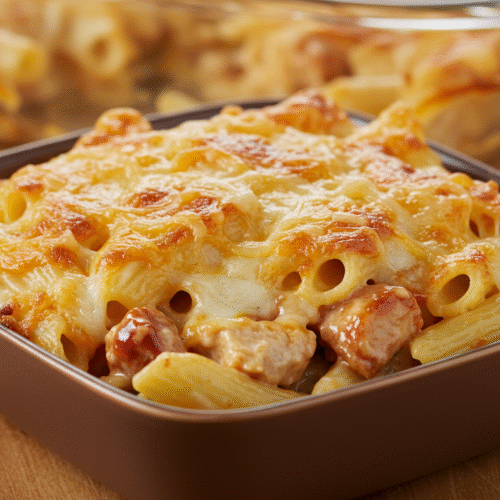 Barbecue Chicken Rigatoni and Cheese