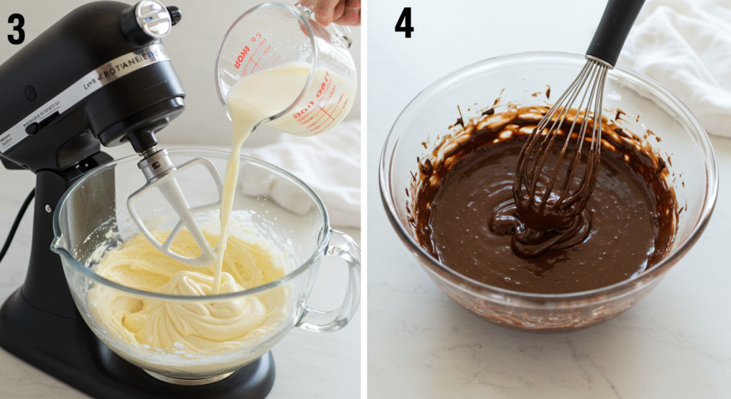 Yellow Cake with Chocolate Buttercream