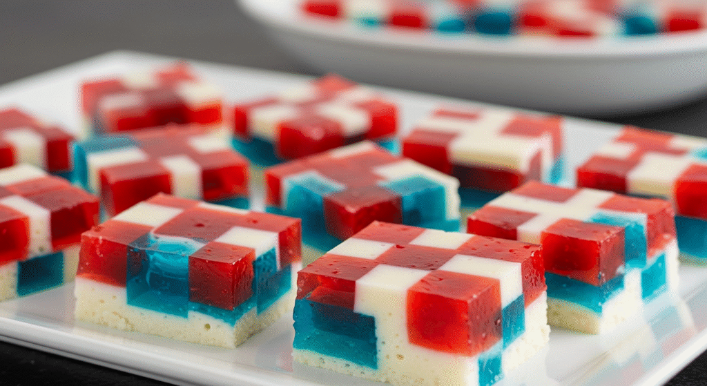 Patriotic Jello Dessert