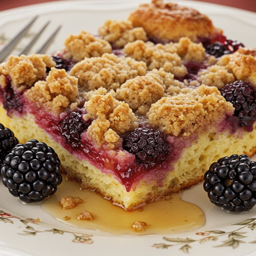 Blackberry Baked French Toast
