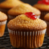 Orange Ricotta Muffins with Strawberry Jam