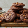 Double Chocolate Toffee Cookies