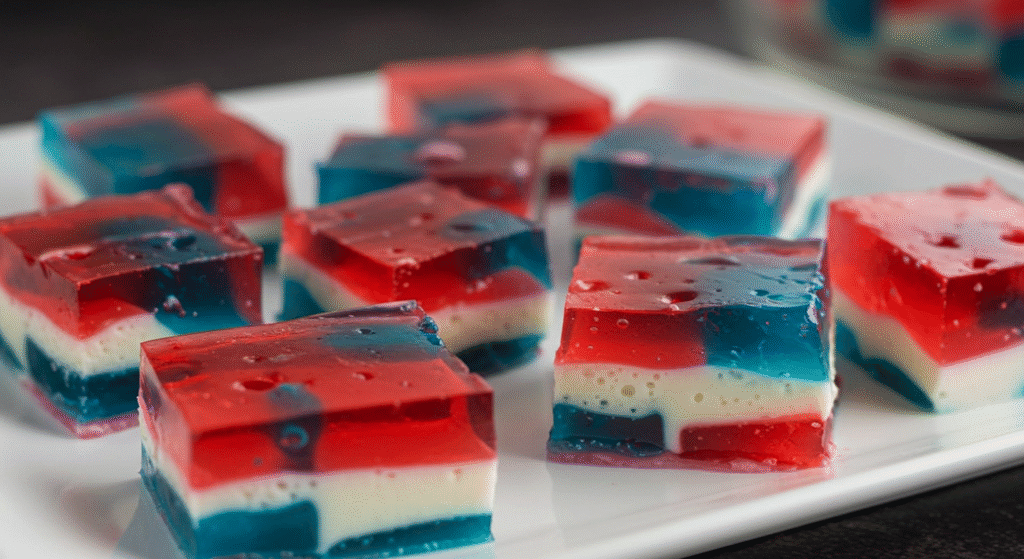 Patriotic Jello Dessert