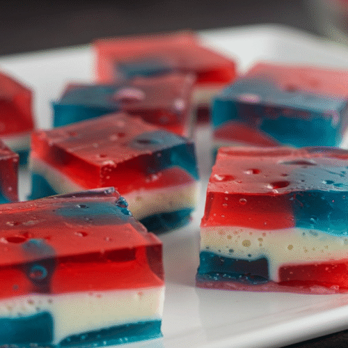 Patriotic Jello Dessert