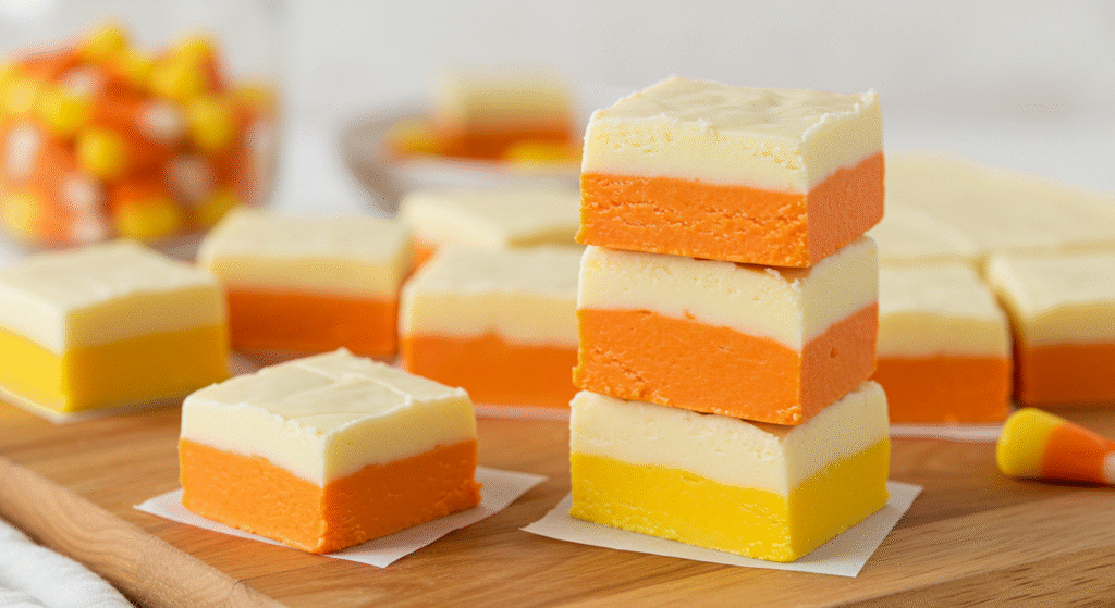 Candy Corn Fudge
