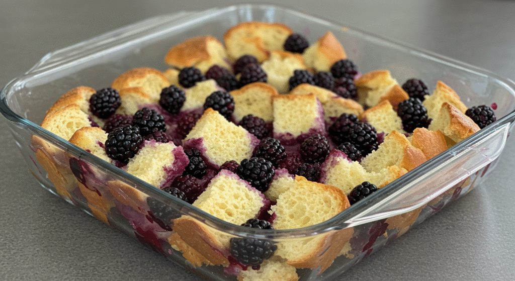 Blackberry Baked French Toast