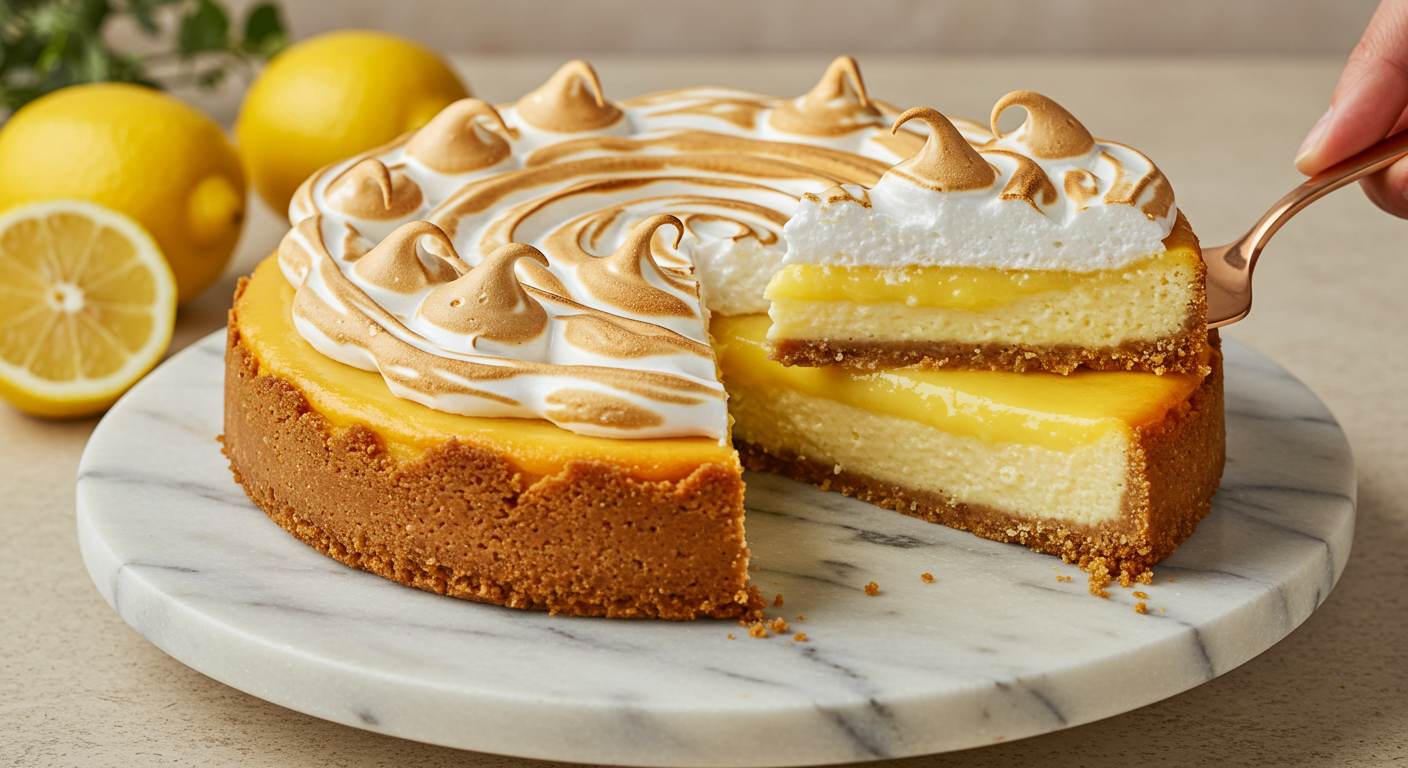 Lemon Meringue Cheesecakes