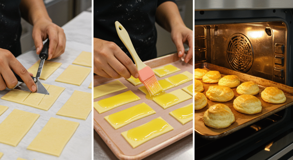Boston Cream Puff Cakes