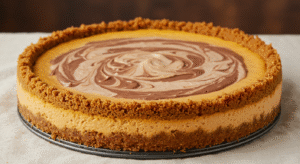 No-Bake Pumpkin Nutella Cheesecake