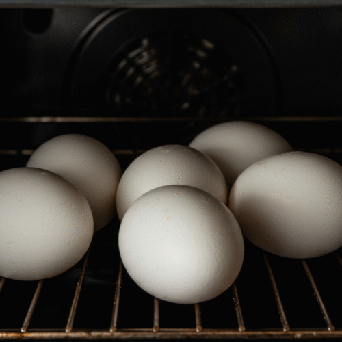 Hard-Boiled Eggs in the Oven