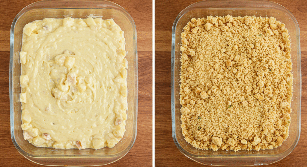 Chicken and Stuffing Casserole