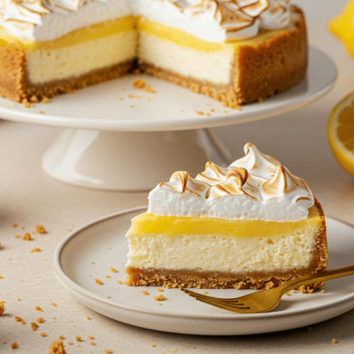 Lemon Meringue Cheesecakes