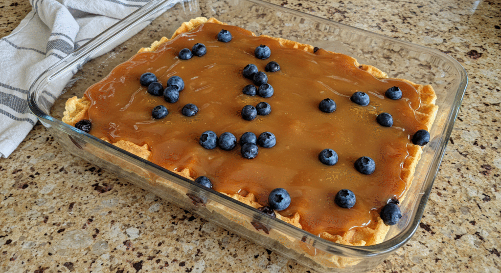 Baked Blueberry Waffles