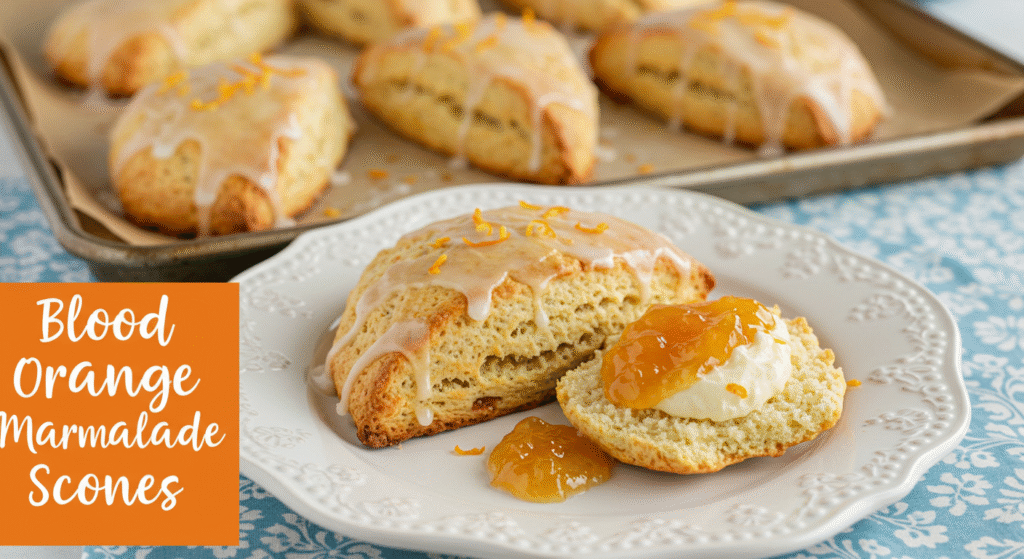 Blood Orange Marmalade Scones