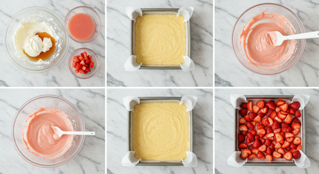 Strawberry Lemonade Bars