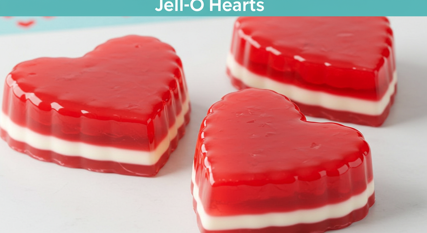 Jell-O Valentine Hearts