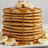 Banana Peanut Butter Chip Pancakes